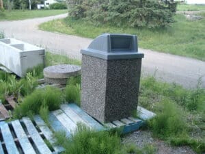 2X2 GARBAGE CAN